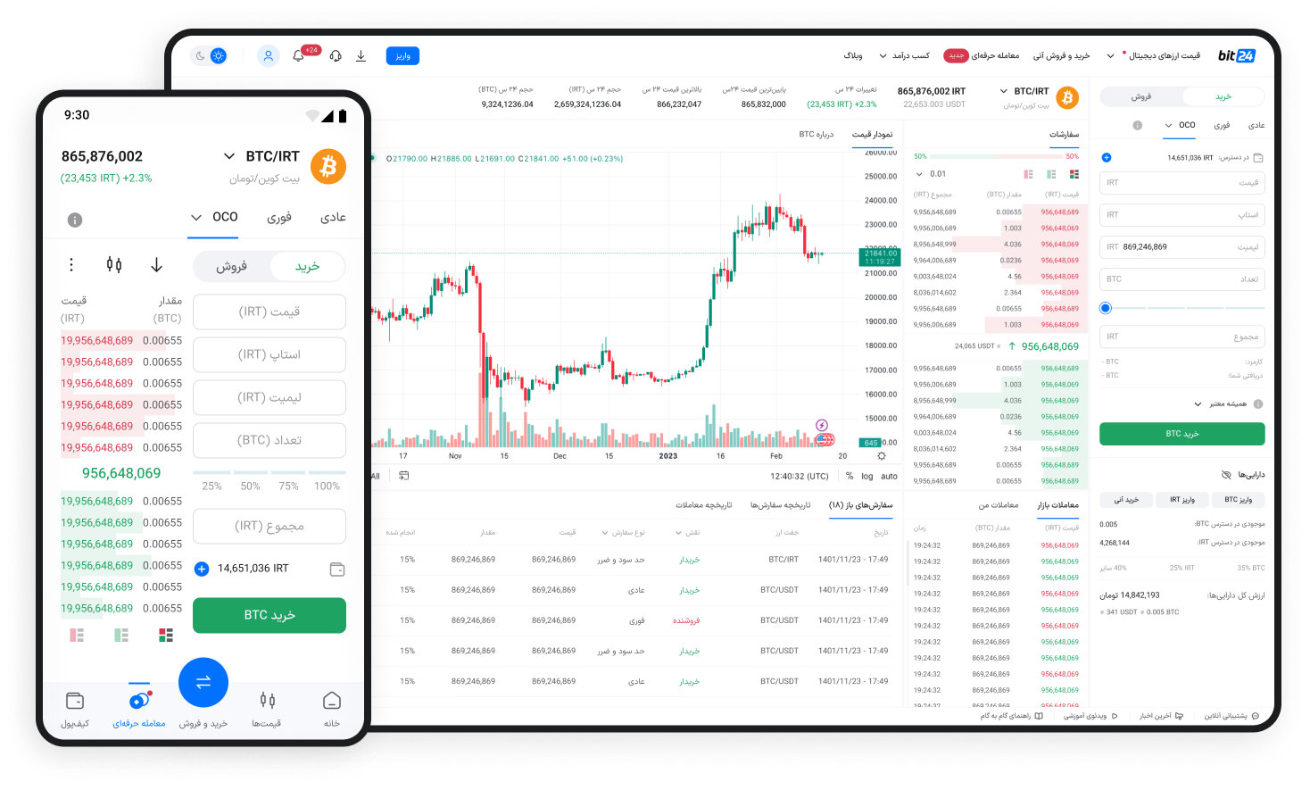 خرید و فروش حرفه ای بیت24